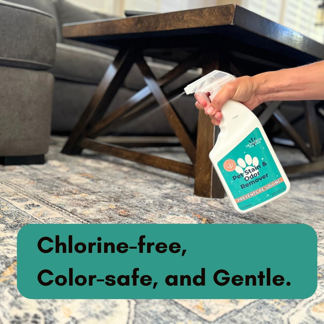 Enzyme-based pet odor eliminator for carpet and furniture