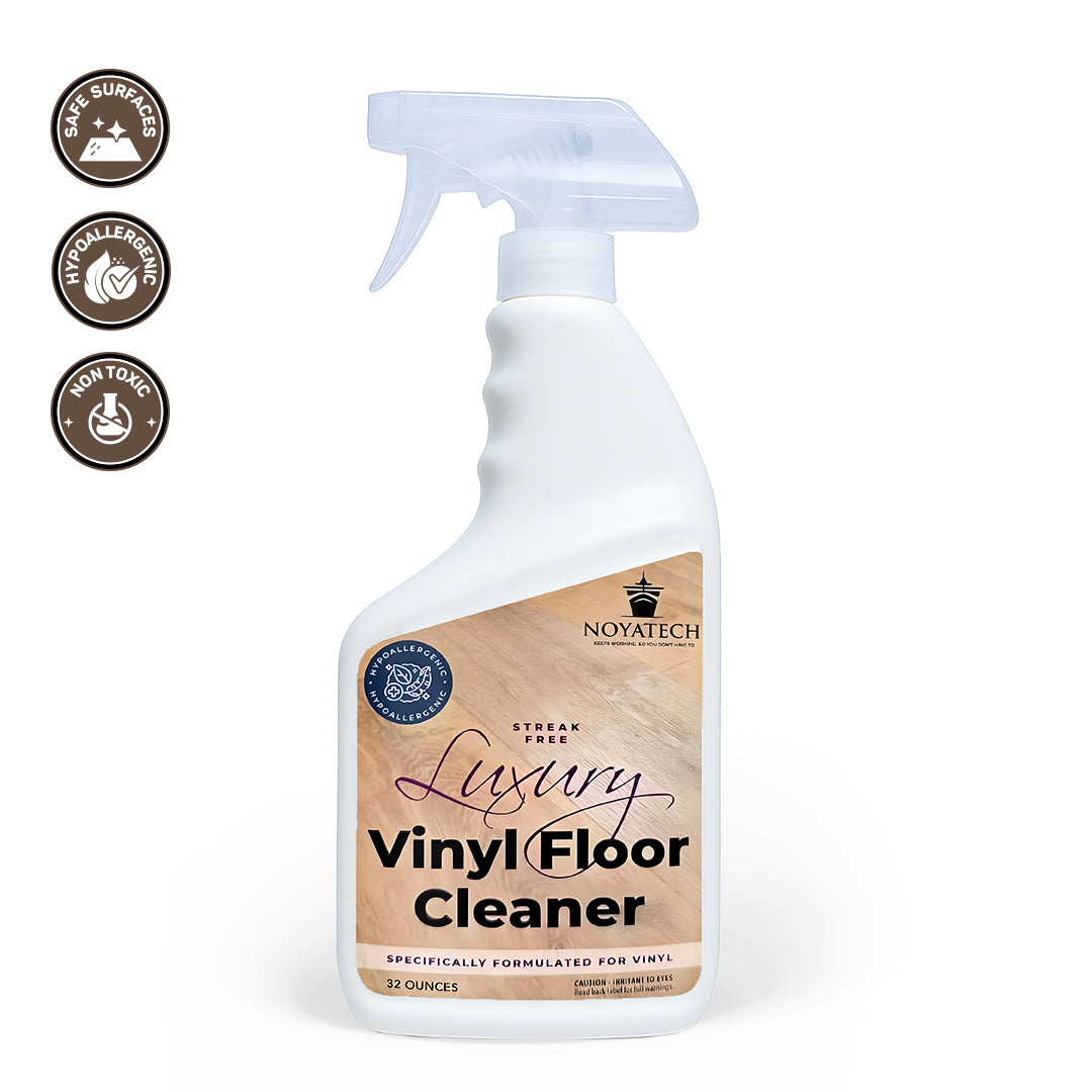 Luxury Vinyl & Hardwood Floor Cleaner – Streak-Free, pH Neutral, Hypoallergenic Spray for Laminate, natural & Sealed Wood
