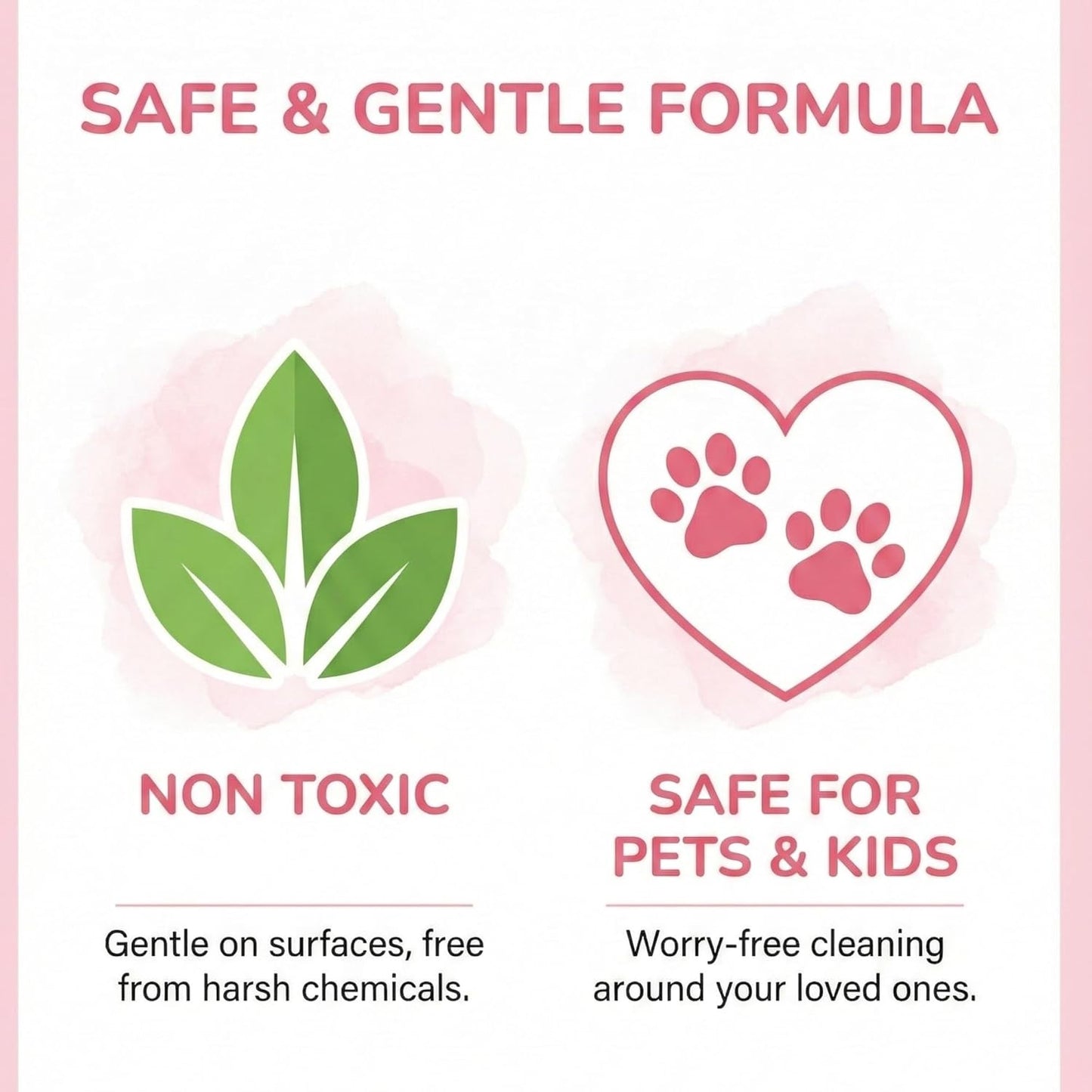 Pink All-Purpose Cleaning Spray – Non-Toxic, Pet & Kid Safe, Multi-Surface Cleaner for Walls, Furniture, Counters, Bedrooms & Everyday Surfaces – Aesthetic Clean-Girl Room Spray