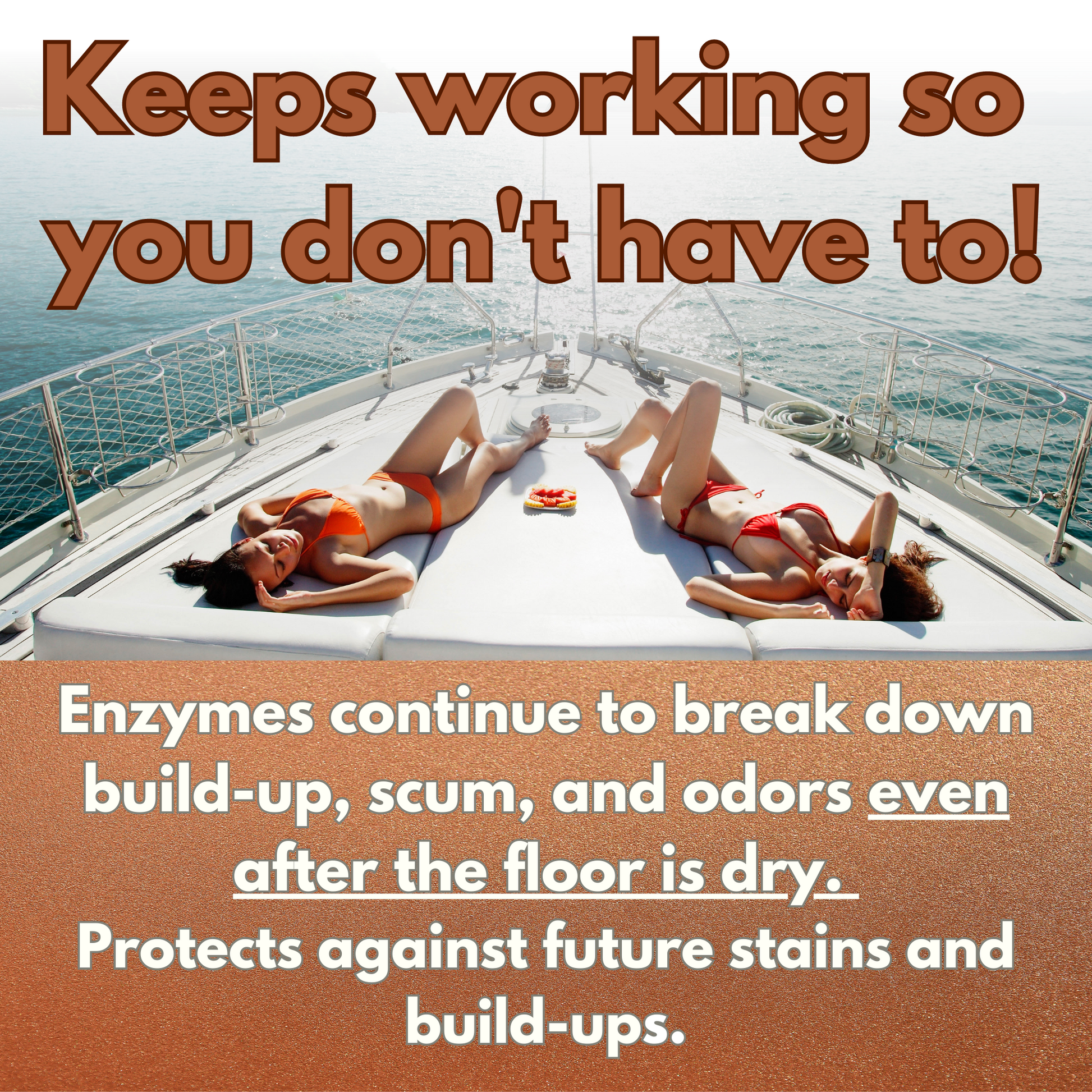 Boat hull cleaner and deck wash. deodorizer 
