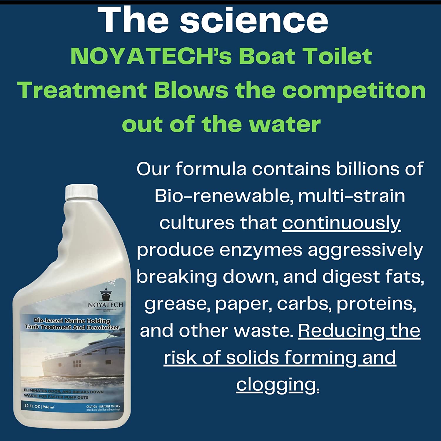 rv  marine Holding Tank Treatment and Deodorizer