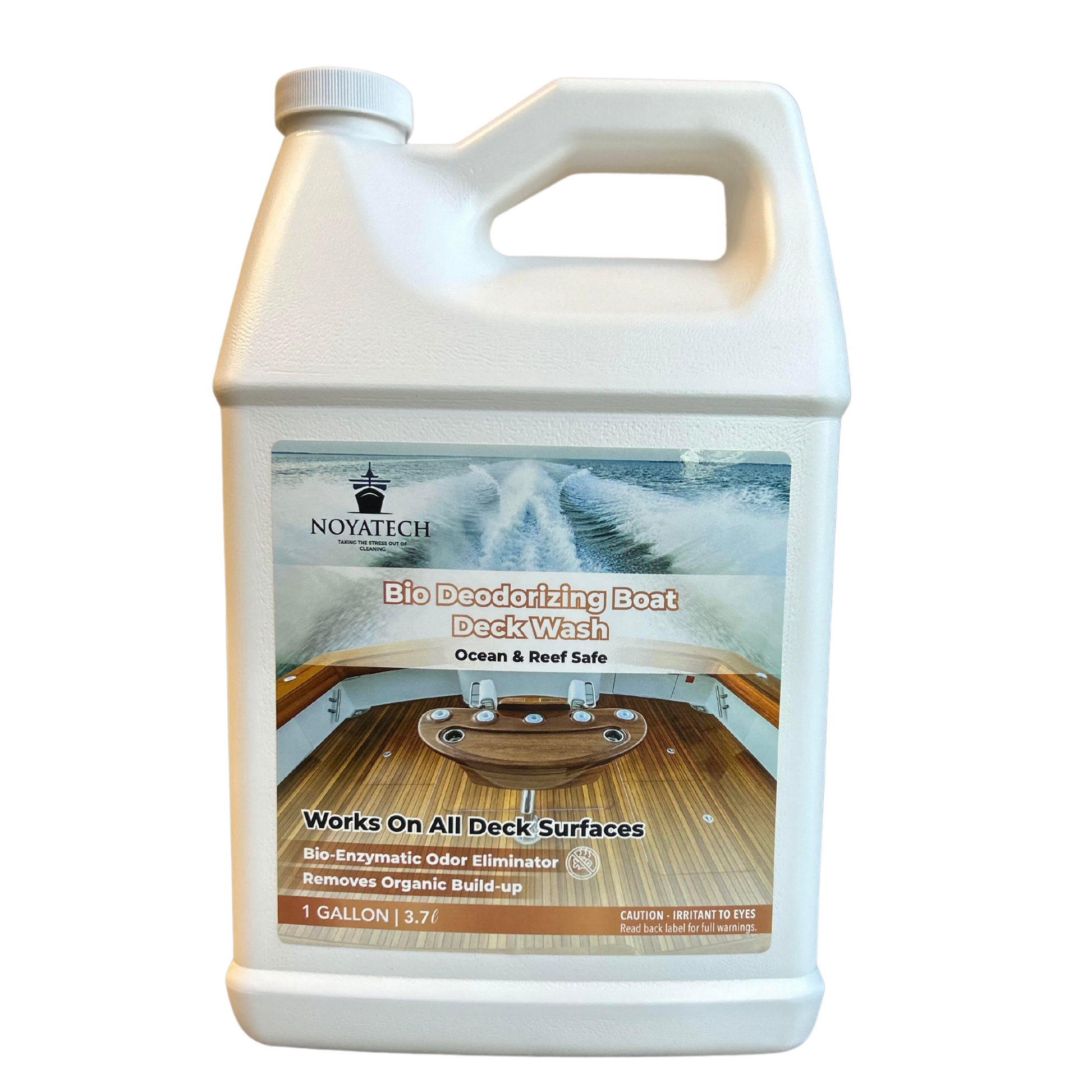 Boat hull cleaner and deck wash.  deodorizer 